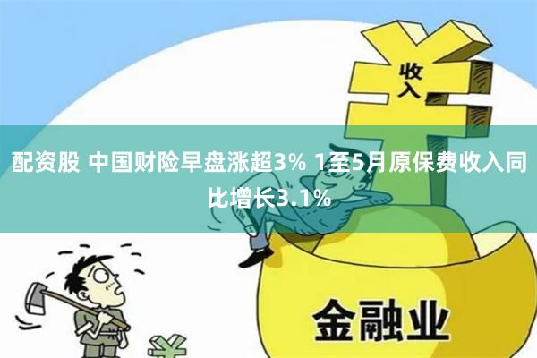 配资股 中国财险早盘涨超3% 1至5月原保费收入同比增长3.1%
